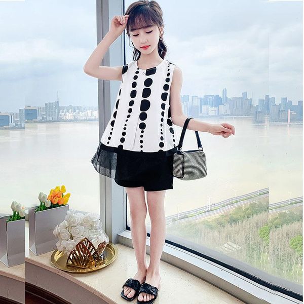 to 13 years big girls clothing sets 2021 summer vest two pieces sleeveless children set casual fashion teens girl clothes suit, White
to 13 years big girls clothing sets 2021 summer vest two pieces sleeveless children set casual fashion teens girl clothes suit, White