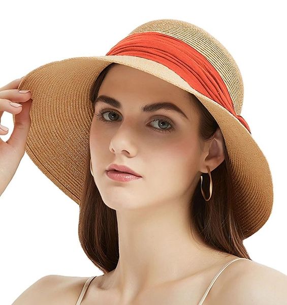 wide brim hats giolshon women straw hat irregular decorative strip summer sun traveling cap visors fisherman beach, Blue;gray
wide brim hats giolshon women straw hat irregular decorative strip summer sun traveling cap visors fisherman beach, Blue;gray