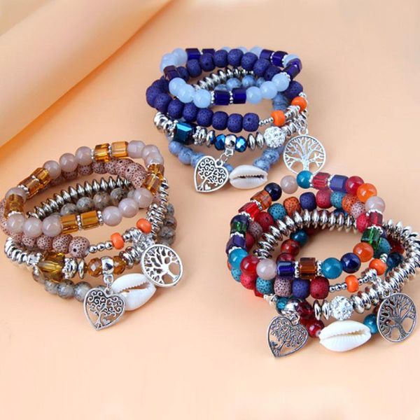 beaded, strands bohemian tree beaded bracelets for women 2021 fashion love heart life charms bangles vintage pulseras mujer jewelry accessor, Black
beaded, strands bohemian tree beaded bracelets for women 2021 fashion love heart life charms bangles vintage pulseras mujer jewelry accessor, Black