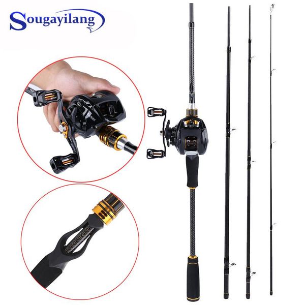 sougayilang casting fishing rod and baitcasting reel combo portable travel pole 12+1bb kit
sougayilang casting fishing rod and baitcasting reel combo portable travel pole 12+1bb kit