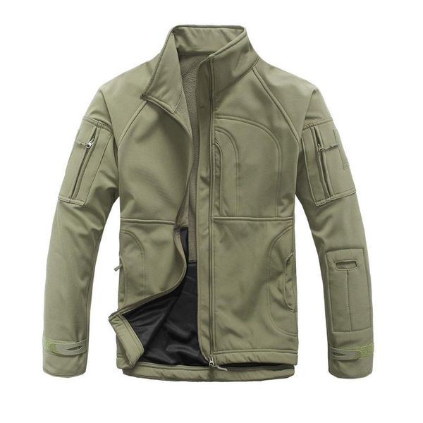men's jackets military camouflage fleece tactical jacket male waterproof softshell windbreaker winter army hooded hunt outwear coat, Black;brown
men's jackets military camouflage fleece tactical jacket male waterproof softshell windbreaker winter army hooded hunt outwear coat, Black;brown