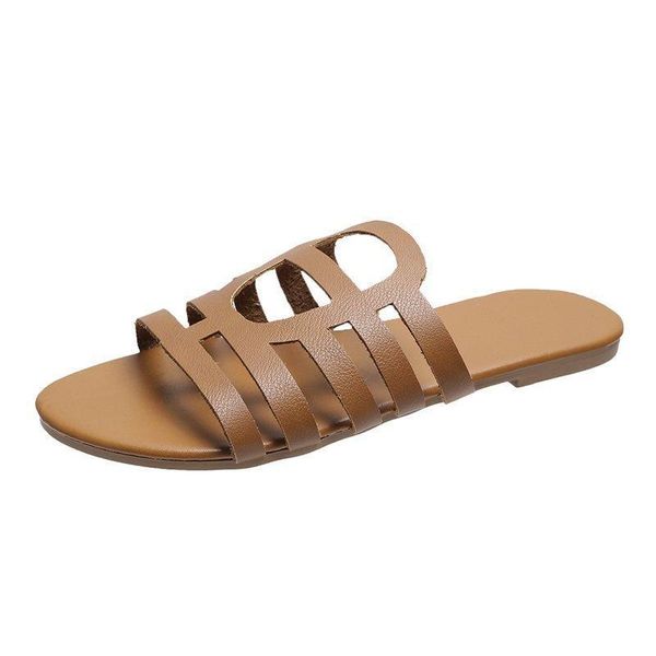 sandals 2021 women's spring and summer european american large size beach hollow flat slippers, Black
sandals 2021 women's spring and summer european american large size beach hollow flat slippers, Black