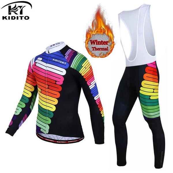 racing sets kiditokt winter thermal fleece long sleeves cycling jersey mtb clothing bicycle ropa bike, Black;blue
racing sets kiditokt winter thermal fleece long sleeves cycling jersey mtb clothing bicycle ropa bike, Black;blue