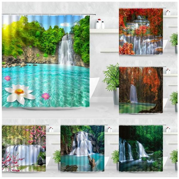 shower curtains 3d waterfall forest landscape bathroom waterproof fabric nature scenery curtain set for bathtub decor screen
shower curtains 3d waterfall forest landscape bathroom waterproof fabric nature scenery curtain set for bathtub decor screen