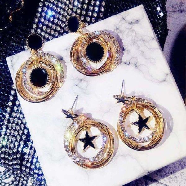 s925 silver nail black five pointed star earrings women's fashion temperament 2020 new versatile ear accessories for trendy people
s925 silver nail black five pointed star earrings women's fashion temperament 2020 new versatile ear accessories for trendy people