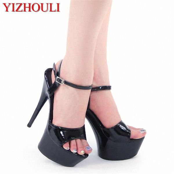 stiletto high heels open toe gladiator sandals womens shoes 15cm high-heeled platform dance, Black
stiletto high heels open toe gladiator sandals womens shoes 15cm high-heeled platform dance, Black
