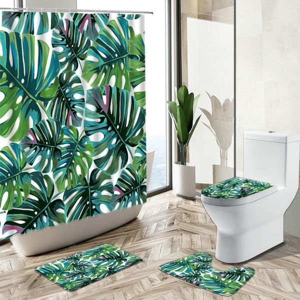 tropical jungle green plants shower curtain hawaiian palm leaf banana print non-slip pedestal rug toilet cover bathroom deco set curtains
tropical jungle green plants shower curtain hawaiian palm leaf banana print non-slip pedestal rug toilet cover bathroom deco set curtains
