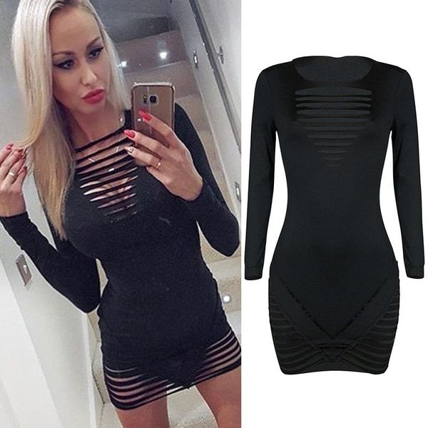 women's long sleeve bandage hollow out solid color bodycon mini dress clubwear casual dresses, Black;gray
women's long sleeve bandage hollow out solid color bodycon mini dress clubwear casual dresses, Black;gray