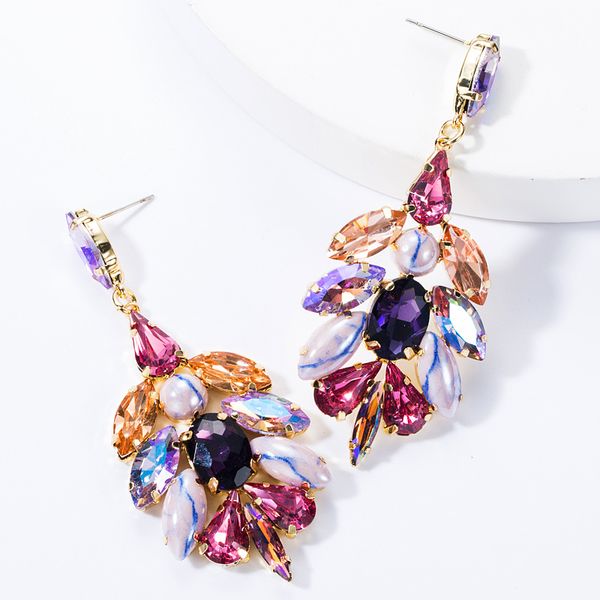 dangle & chandelier korean long texture statement bearrings colorful crystal geometric rhinestone earrings fashion simple party ins earrings, Silver
dangle & chandelier korean long texture statement bearrings colorful crystal geometric rhinestone earrings fashion simple party ins earrings, Silver