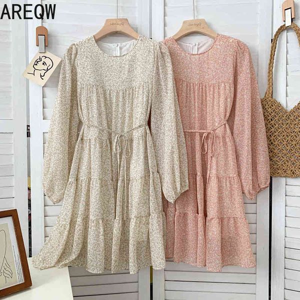 spring and summer super fairy gentle temperament floral waist tie long-sleeved chiffon dress women 210507, Black;gray
spring and summer super fairy gentle temperament floral waist tie long-sleeved chiffon dress women 210507, Black;gray