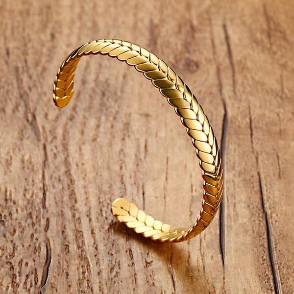 cuff unique mens bracelets bangles for women stainless steel indent gold silver tone pulseira masculina braslet accessories, White
cuff unique mens bracelets bangles for women stainless steel indent gold silver tone pulseira masculina braslet accessories, White