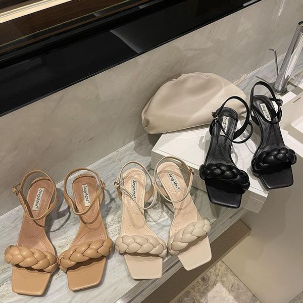 sandals retro summer fashion casual women brown 5.5cm high heels party apricot stiletto square toe lady shoes w050, Black
sandals retro summer fashion casual women brown 5.5cm high heels party apricot stiletto square toe lady shoes w050, Black