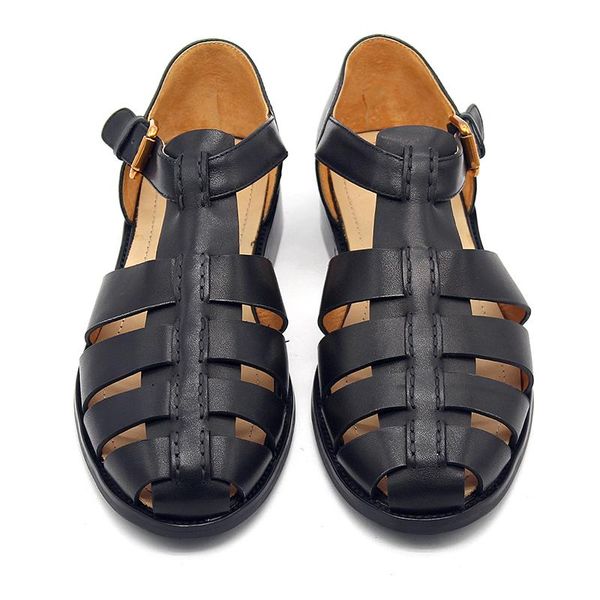sandals 2021 designer men genuine leather gladiator retro solid black summer harajuku leisure shoes buckle footwear male
sandals 2021 designer men genuine leather gladiator retro solid black summer harajuku leisure shoes buckle footwear male