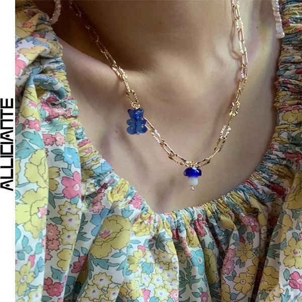 chains korea candy gummy bear mushroom pendant necklaces for women girls gold color metal clavicle chain necklace jewelry wholesale, Silver
chains korea candy gummy bear mushroom pendant necklaces for women girls gold color metal clavicle chain necklace jewelry wholesale, Silver