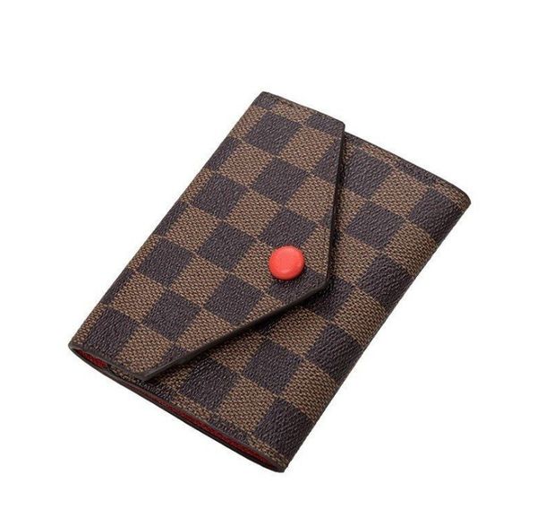 women purses luxury real leather multicolor short wallet card holder classic zipper pocket designer wallets for men bags, Red;black
women purses luxury real leather multicolor short wallet card holder classic zipper pocket designer wallets for men bags, Red;black