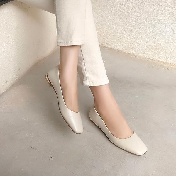 fashion cute women genuine leather low heels shoes soft square toe elegant casual woman dress, Black
fashion cute women genuine leather low heels shoes soft square toe elegant casual woman dress, Black