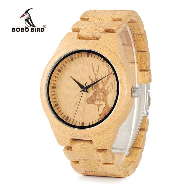 wristwatches bobo bird l-d28 original bamboo wood men's watches with deer wooden band quartz movement male clocks oem, Slivery;brown
wristwatches bobo bird l-d28 original bamboo wood men's watches with deer wooden band quartz movement male clocks oem, Slivery;brown
