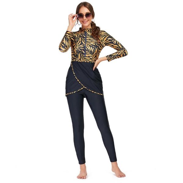 swim wear muslim swimwear women modest patchwork long sleeves sport swimsuit 3pcs islamic burkinis bathing suit women's
swim wear muslim swimwear women modest patchwork long sleeves sport swimsuit 3pcs islamic burkinis bathing suit women's