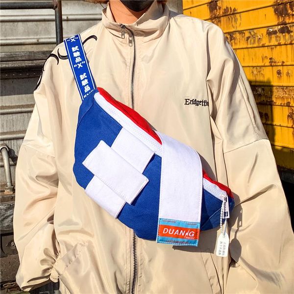 street trend super fire chest bag hip-hop waist female canvas student bags
street trend super fire chest bag hip-hop waist female canvas student bags