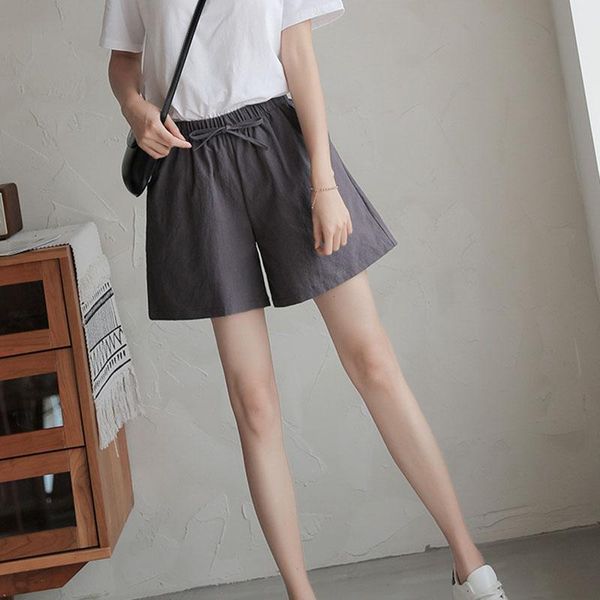 women's shorts female short cotton linen women summer high waist loose casual sports solid elastic for y, White;black
women's shorts female short cotton linen women summer high waist loose casual sports solid elastic for y, White;black