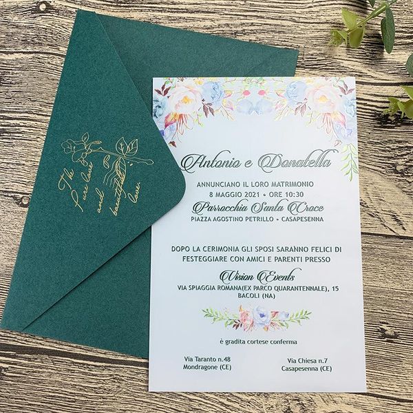 50pcs personalized acrylic invitation with envelope printing custom thank you card for wedding birthday business baptism 12 * 18 greeting ca
50pcs personalized acrylic invitation with envelope printing custom thank you card for wedding birthday business baptism 12 * 18 greeting ca