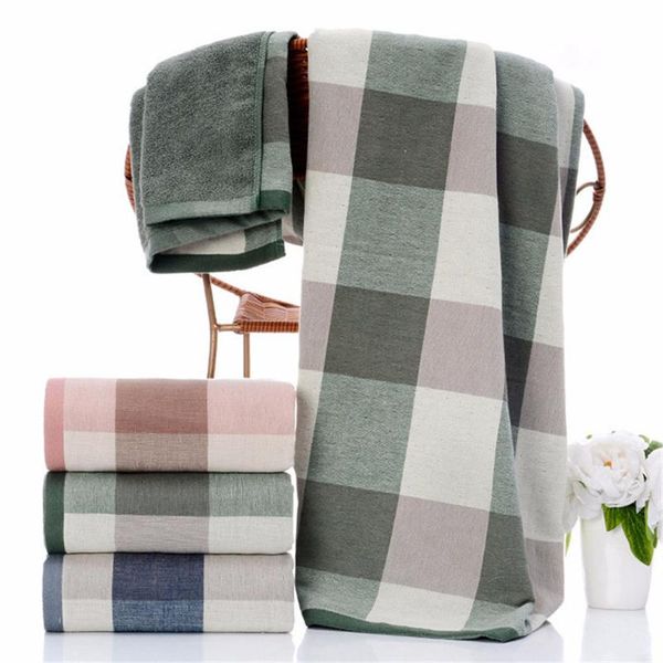 towel retro wind 70*140 cotton gauze increase thickening lattice bath soft water absorption
towel retro wind 70*140 cotton gauze increase thickening lattice bath soft water absorption