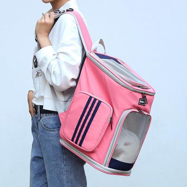 cat carriers,crates & houses carrier bag pet dog handbag breathable portable big outdoor travel transporter carrying mesh sided backpack 202
cat carriers,crates & houses carrier bag pet dog handbag breathable portable big outdoor travel transporter carrying mesh sided backpack 202