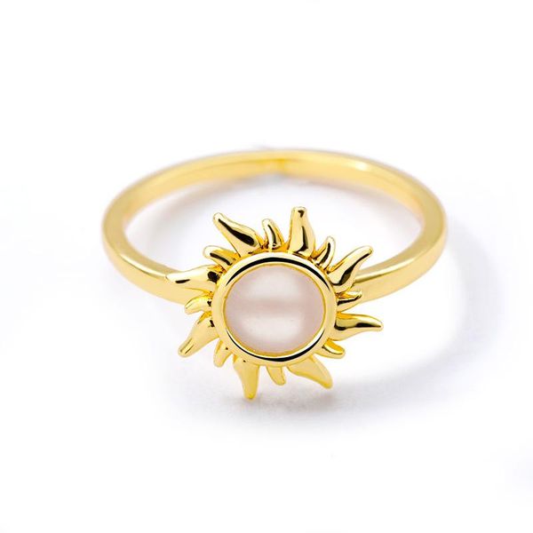 stainless steel vintage logo sun rings for women men ins star flower round female ring jewelry gift girls cluster, Golden;silver
stainless steel vintage logo sun rings for women men ins star flower round female ring jewelry gift girls cluster, Golden;silver