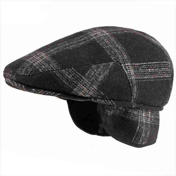 ht3418 beret warm autumn winter hat men vintage plaid earflap cap male artist painter wool beret men ivy flat cap, Blue;gray
ht3418 beret warm autumn winter hat men vintage plaid earflap cap male artist painter wool beret men ivy flat cap, Blue;gray