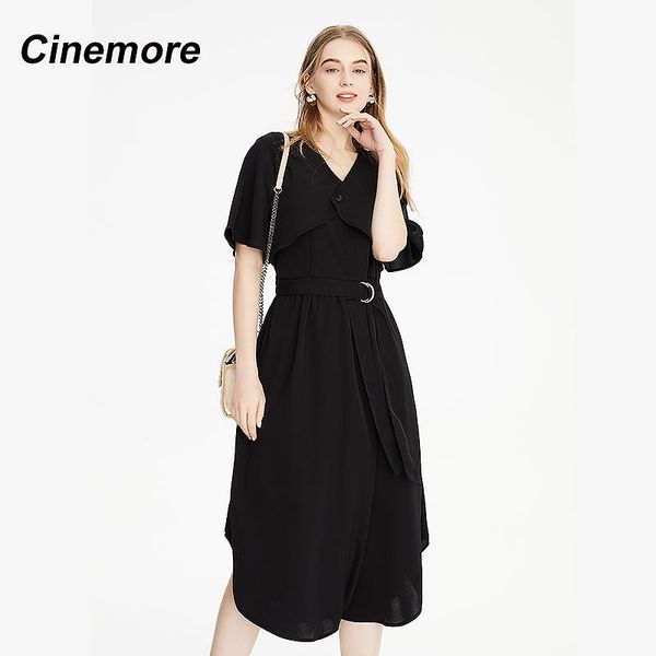 party dresses cinemore for women 2021 short sleeve casual v neck buttons elegant solid with belt pink q92259, White;black
party dresses cinemore for women 2021 short sleeve casual v neck buttons elegant solid with belt pink q92259, White;black
