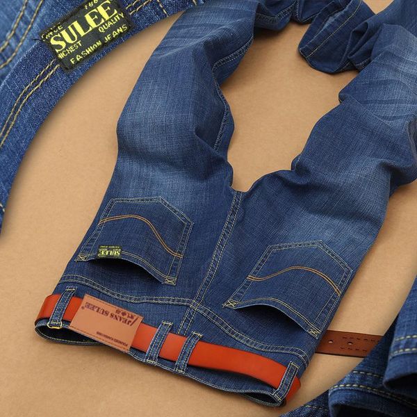 men's fashion trend loose jeans good quality embroidery denim pants distressed trousers, Blue
men's fashion trend loose jeans good quality embroidery denim pants distressed trousers, Blue