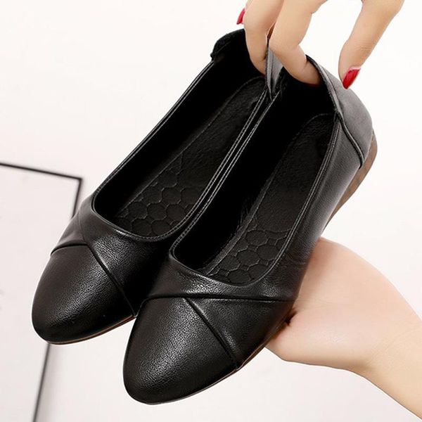 dress shoes women's autumn wedges heels slip on soft pu leather woman female solid pumps fashion ladies walking footwear, Black
dress shoes women's autumn wedges heels slip on soft pu leather woman female solid pumps fashion ladies walking footwear, Black