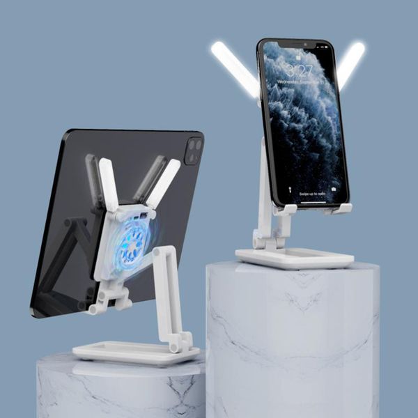 cell phone mounts & holders universal mobile foldable stand holder with selfie fill light and cooling fan tablet for ipad desk
cell phone mounts & holders universal mobile foldable stand holder with selfie fill light and cooling fan tablet for ipad desk