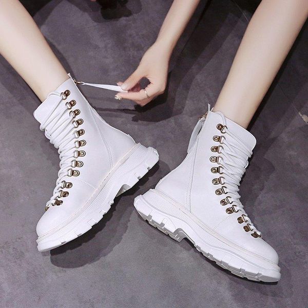 boots women platform black white thick sole ankle fashion wear resistant short 2021 zapatos mujer
boots women platform black white thick sole ankle fashion wear resistant short 2021 zapatos mujer