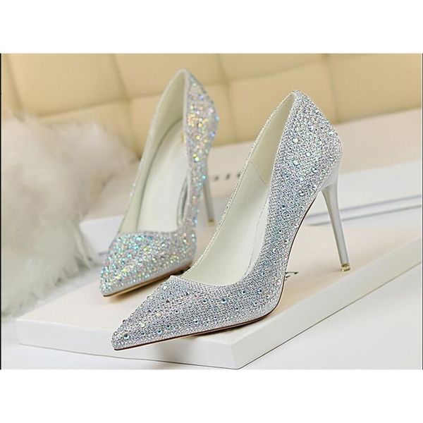 shoe women of crystal color pu finger pointed leather high colored leap slippers in stilettos shoes ladies, Black
shoe women of crystal color pu finger pointed leather high colored leap slippers in stilettos shoes ladies, Black