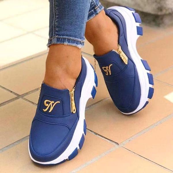 dress shoes 2021 solid color chunky sneakers women thick bottom zipper walking women's female breathable non slip platform, Black
dress shoes 2021 solid color chunky sneakers women thick bottom zipper walking women's female breathable non slip platform, Black