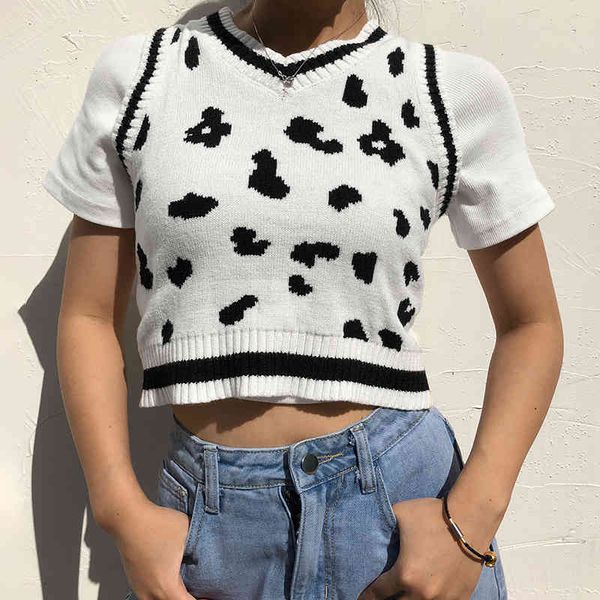women's vests heyoungirl animal cow print cute y2k tank sweater vest v neck white sleeveless jumper women preppy style knit pullovers 9, Black;white
women's vests heyoungirl animal cow print cute y2k tank sweater vest v neck white sleeveless jumper women preppy style knit pullovers 9, Black;white