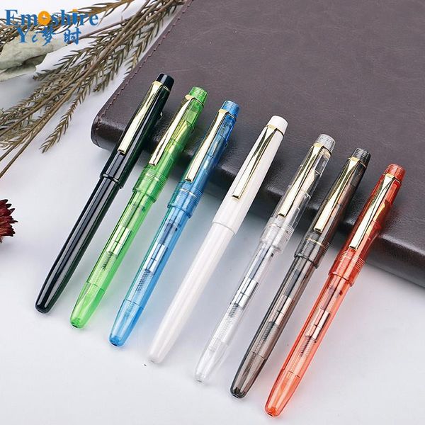 transparent fountaine pen brand fountain for writing supplies plastic business gifts custom logo p011 pens
transparent fountaine pen brand fountain for writing supplies plastic business gifts custom logo p011 pens