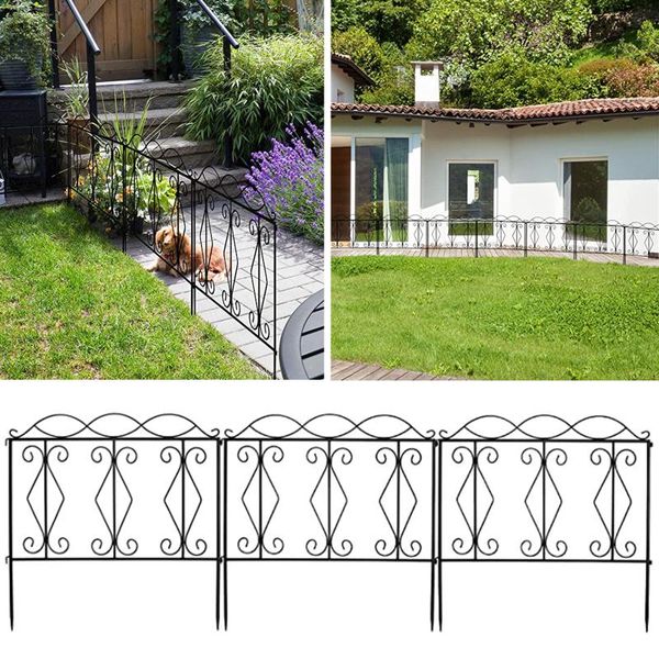 fencing, trellis & gates garden fence outdoor coated metal rust proof landscape decorative fencing panels folding flower bed border for pati
fencing, trellis & gates garden fence outdoor coated metal rust proof landscape decorative fencing panels folding flower bed border for pati