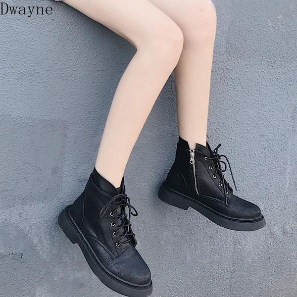 boots winter retro female british wind korean version of the short tube laced motorcycle spring and autumn, Black
boots winter retro female british wind korean version of the short tube laced motorcycle spring and autumn, Black
