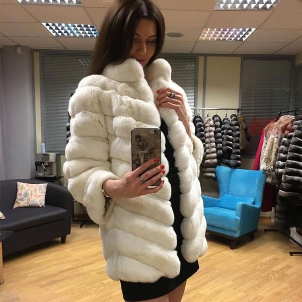 Women's Fur & Faux Women Jackets Real Rex Coat Winter Warm Casual Fashion Outwear Pure Color Fast ZMFE, Black
Women's Fur & Faux Women Jackets Real Rex Coat Winter Warm Casual Fashion Outwear Pure Color Fast ZMFE, Black