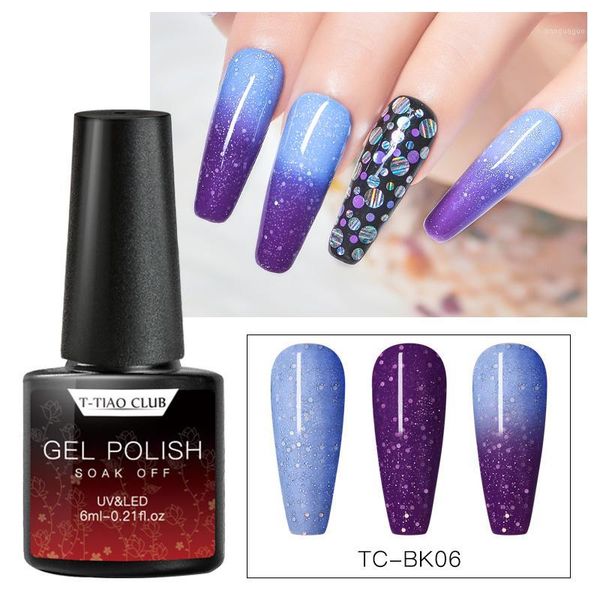 t-tiao club rainbow thermal color changing gel nail polish holographic glitter temperature soak off uv varnish 6ml art1, Red;pink
t-tiao club rainbow thermal color changing gel nail polish holographic glitter temperature soak off uv varnish 6ml art1, Red;pink