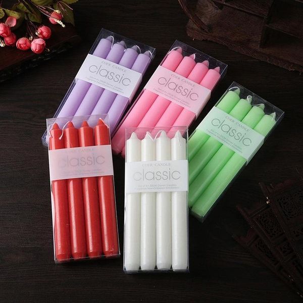 4pcs home candlestick candles colorful wedding 1set decoration party valentine candle
4pcs home candlestick candles colorful wedding 1set decoration party valentine candle