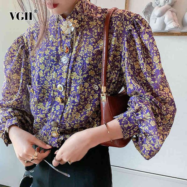 vgh patchwork button casual shirt for women stand collar long sleeve print hit color blouse female fashion new clothing 210421, White
vgh patchwork button casual shirt for women stand collar long sleeve print hit color blouse female fashion new clothing 210421, White