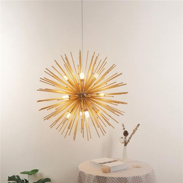 nordic aluminum dandelion hedgehog led chandeliers lighting tube spark ball pendant lamps fixture for restaurant home decor
nordic aluminum dandelion hedgehog led chandeliers lighting tube spark ball pendant lamps fixture for restaurant home decor