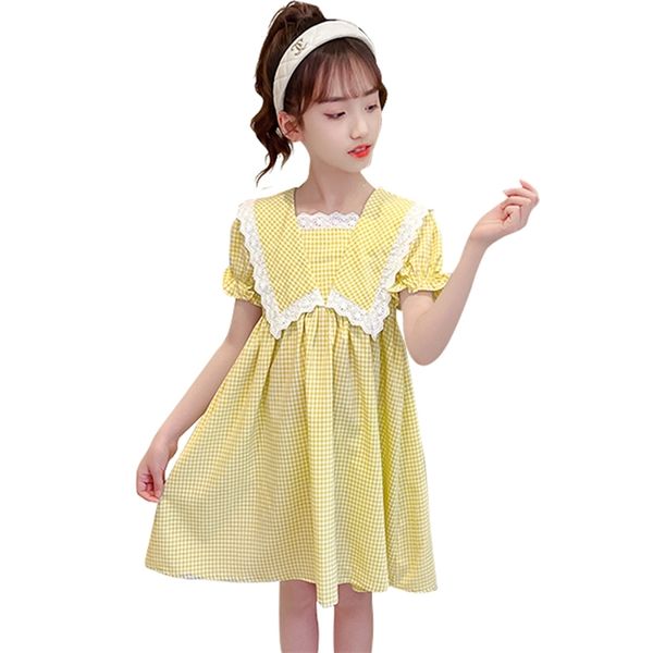 summer dress for girls plaid pattern dresses girl patchwork kids casual style costume 210528, Red;yellow
summer dress for girls plaid pattern dresses girl patchwork kids casual style costume 210528, Red;yellow