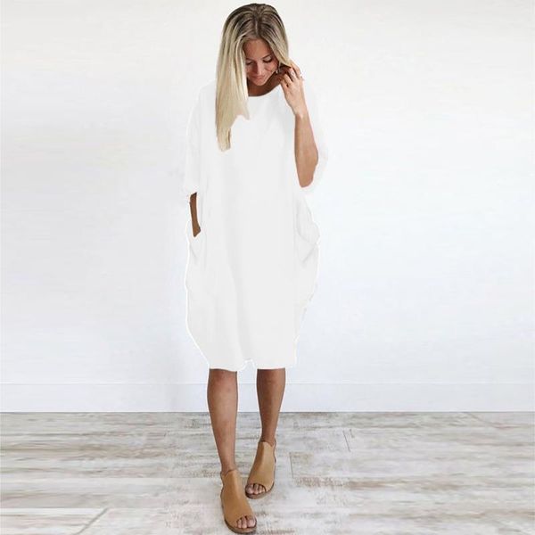 casual dresses vestidos streetwear simple solid long sleeve autumn beach leisure round collar pockets midi dress 2021 plus size, Black;gray
casual dresses vestidos streetwear simple solid long sleeve autumn beach leisure round collar pockets midi dress 2021 plus size, Black;gray