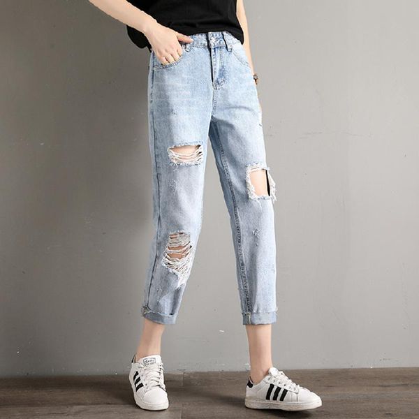 women's jeans ripped straight loose autumn 2021 trendy high waist thin wide leg cec pants, Blue
women's jeans ripped straight loose autumn 2021 trendy high waist thin wide leg cec pants, Blue