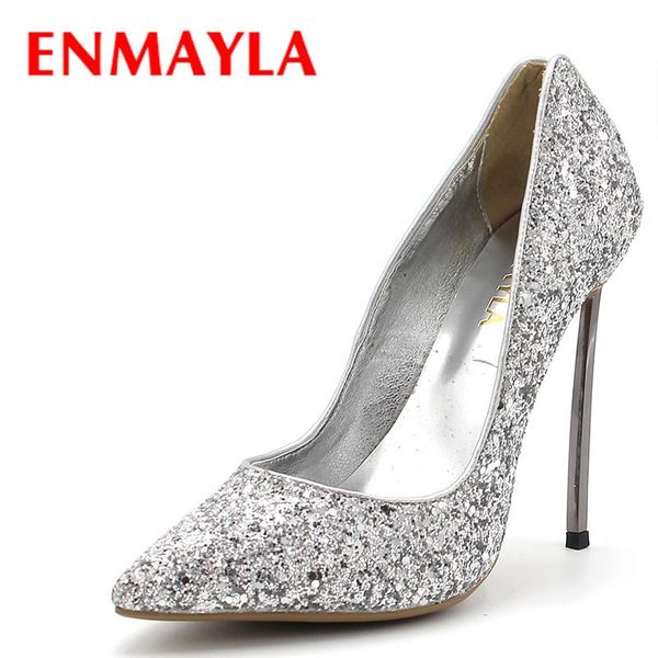women's stiletto high heels glitter party wedding shoes woman sliver gold red metal super pumps women dress, Black
women's stiletto high heels glitter party wedding shoes woman sliver gold red metal super pumps women dress, Black