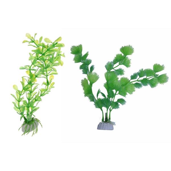 decorations 2 pcs artificial plant :1 green plastic aquarium decoration & 1 art 20 cm decorative water plants
decorations 2 pcs artificial plant :1 green plastic aquarium decoration & 1 art 20 cm decorative water plants